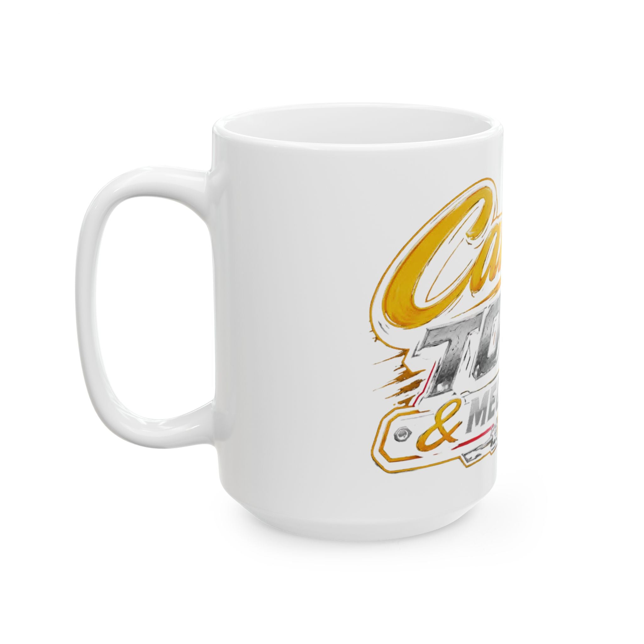 Camelot Towing & Mechanics Retro Logo Mug – Vintage Tow Truck Coffee Cup (11oz, 15oz)