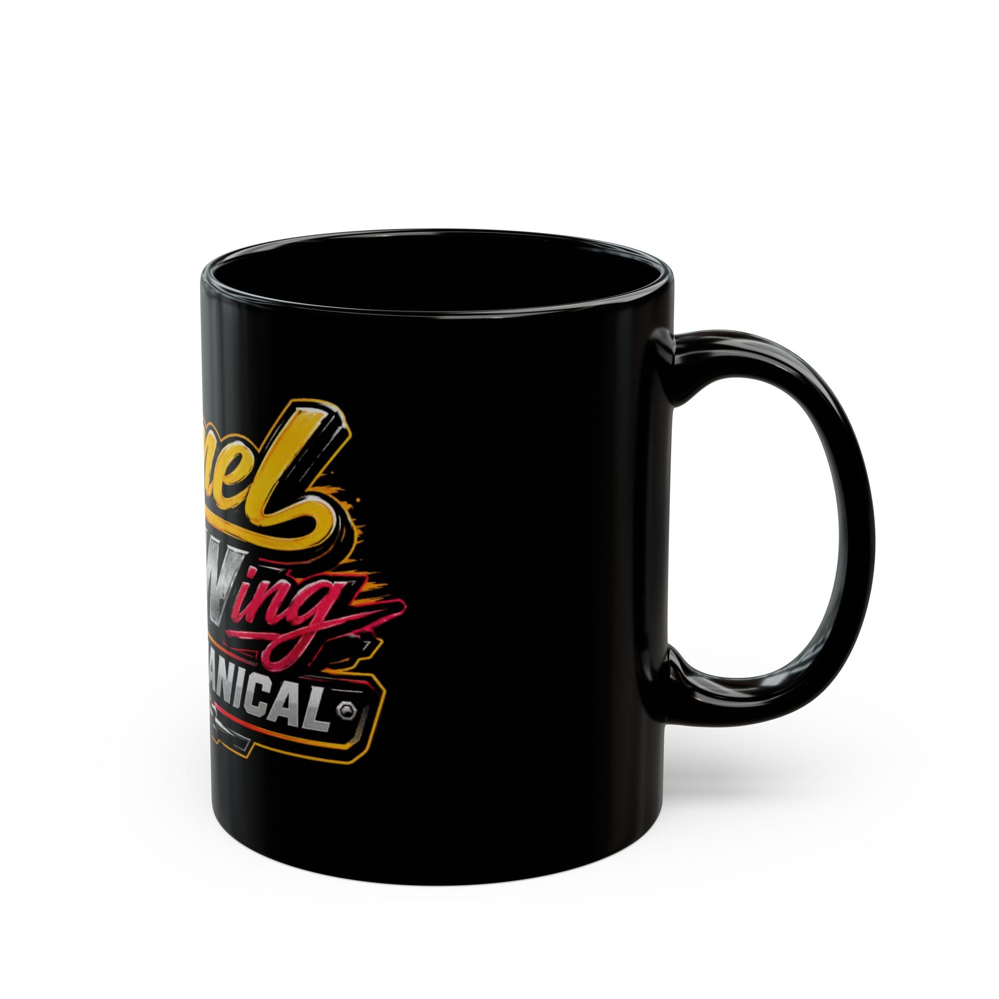 Camel Towing & Mechanical Black Coffee Mug – Vintage Tow Truck Logo, Mechanic Gift